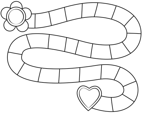 Candyland Coloring Page