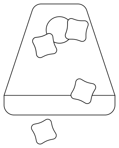 Cornhole Coloring Page