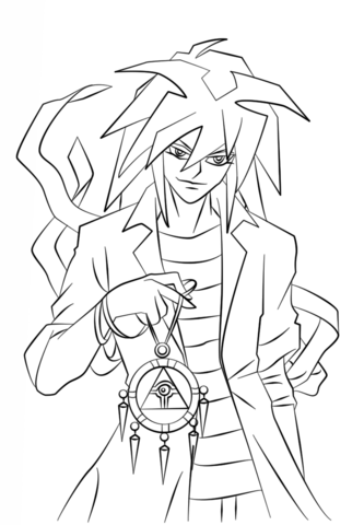 Bakura Coloring Page