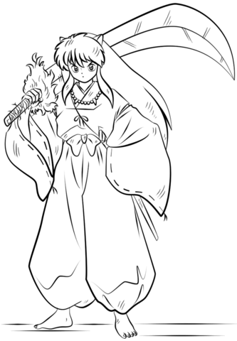 Inuyasha Coloring Page