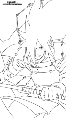 Madara Coloring Page