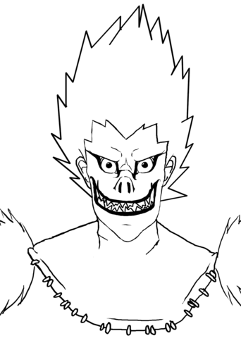 Ryuk Coloring Page