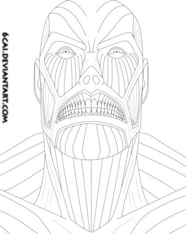 Titan Coloring Page