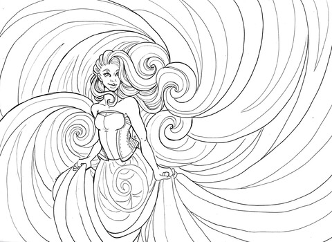 Tornado Coloring Page