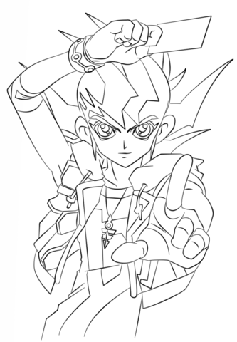 Zexal Coloring Page