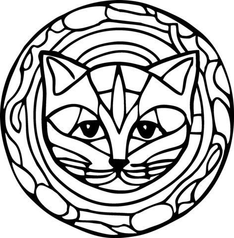 Cat Coloring Page