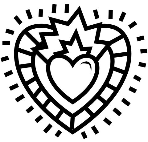 Heart Coloring Page