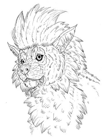 Arcanine Coloring Page