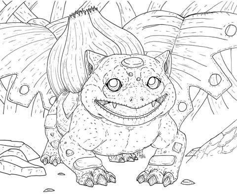 Bulbasaur Coloring Page