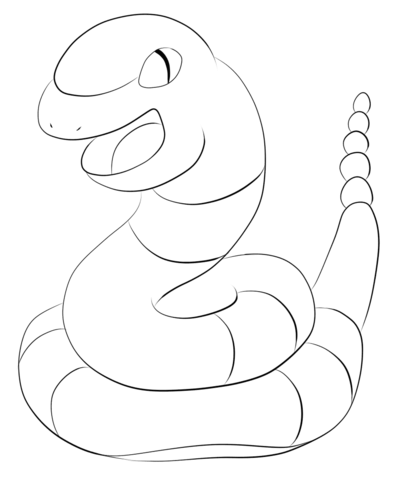 Ekans Coloring Page