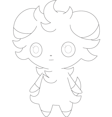 Espurr Coloring Page