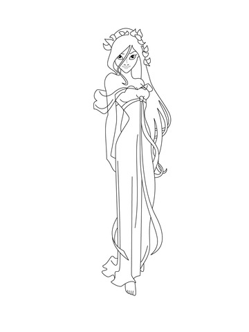 Giselle Coloring Page