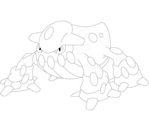 Heatran Coloring Page