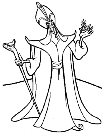 Jafar Coloring Page