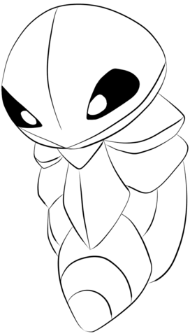 Kakuna Coloring Page