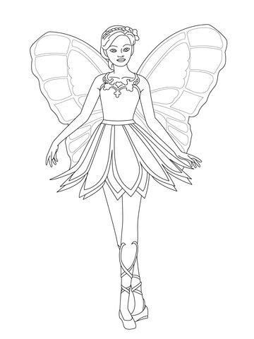 Mariposa Coloring Page