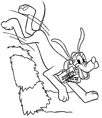 Pluto Coloring Page