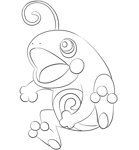 Politoed Coloring Page