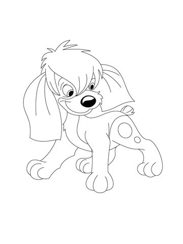 Puppy Coloring Page