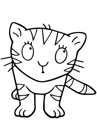 Puss Coloring Page