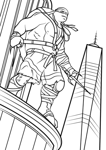 Raphael Coloring Page