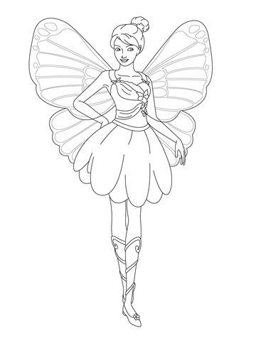 Rayla Coloring Page