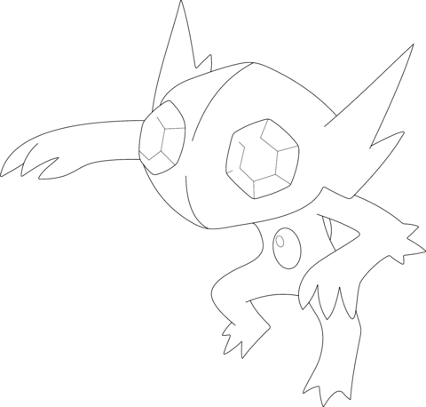 Sableye Coloring Page