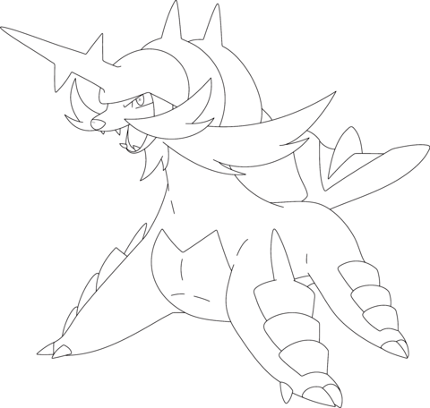 Samurott Coloring Page