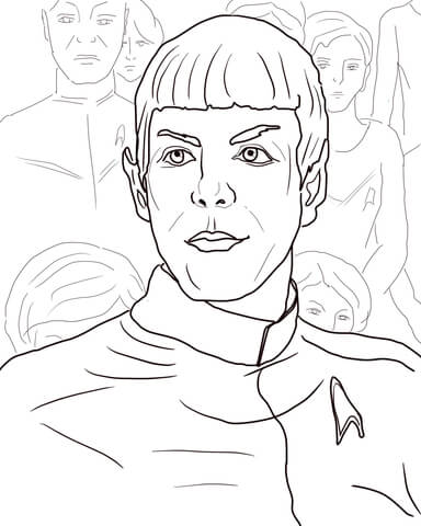 Spock Coloring Page