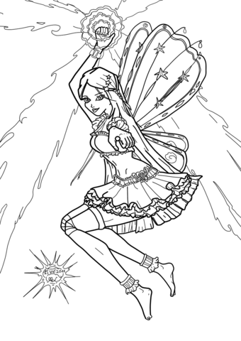 Stella Coloring Page