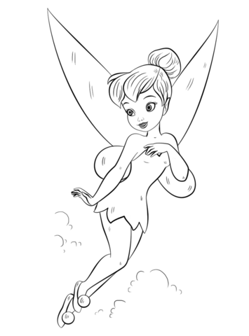 Tinkerbell Coloring Page