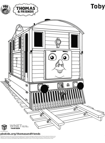 Toby Coloring Page