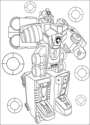 Transformer Coloring Page