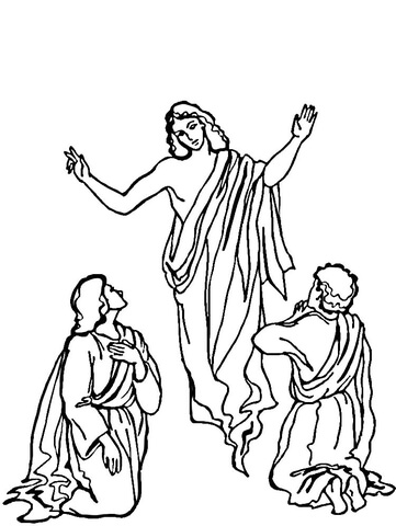 Resurrection Coloring Page