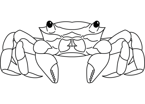 Crab Coloring Page