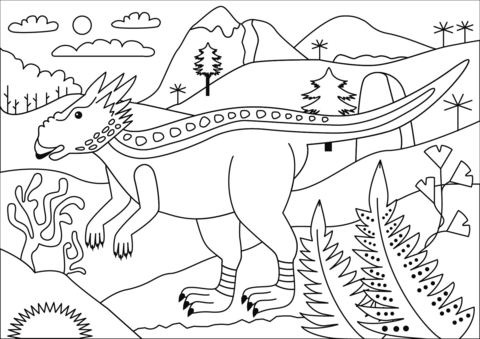 Dracorex Coloring Page