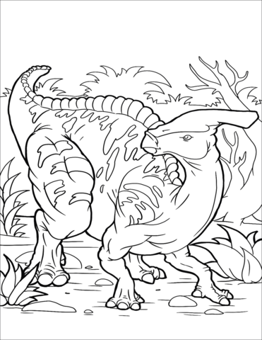 Iguanodon Coloring Page