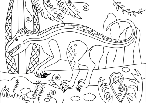 Indoraptor Coloring Page