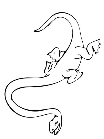 Plesiosaur Coloring Page