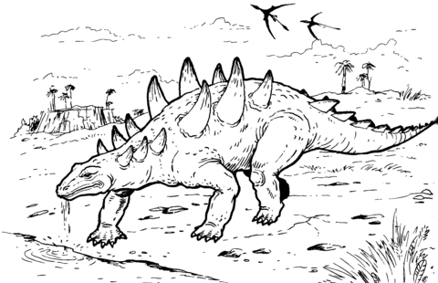 Polacanthus Coloring Page