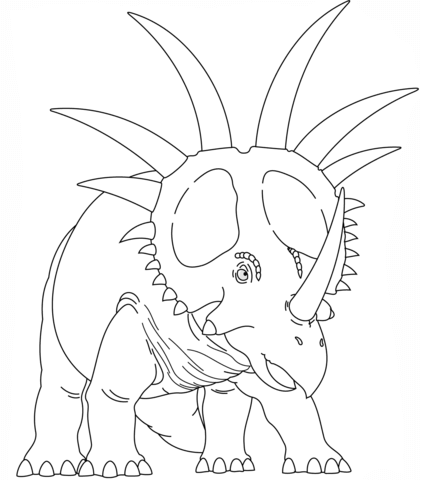 Styracosaurus Coloring Page