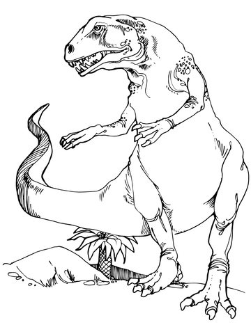 Teratosaurus Coloring Page