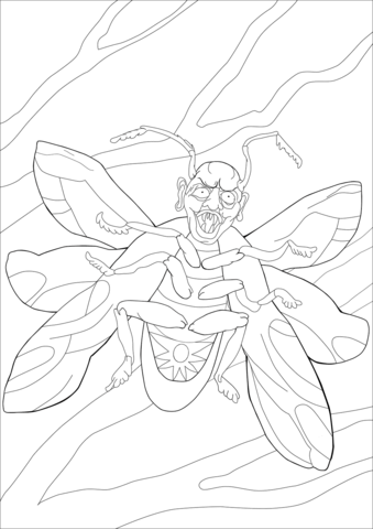 Adze Coloring Page