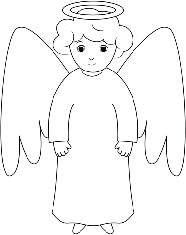 Angel Coloring Page