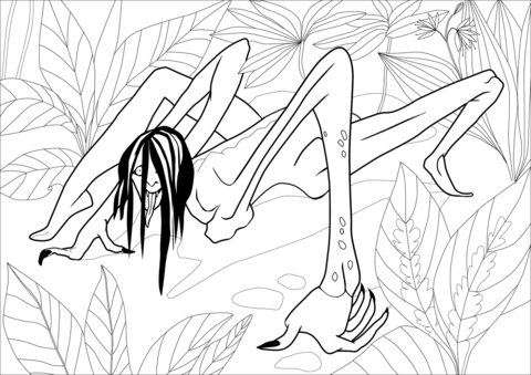 Aswang Coloring Page