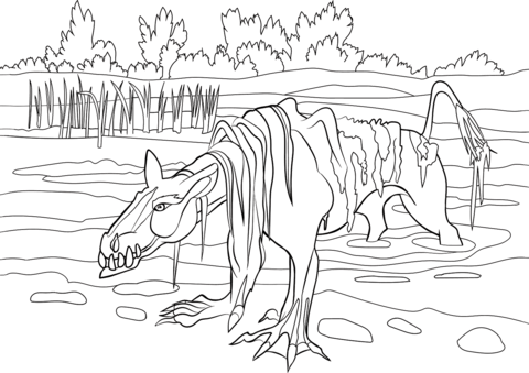 Bunyip Coloring Page