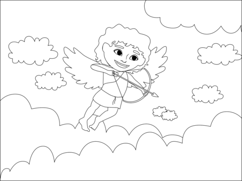 Cupid Coloring Page