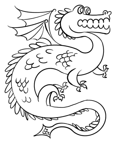 Dragon Coloring Page