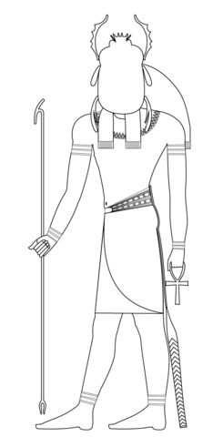 Khepri Coloring Page