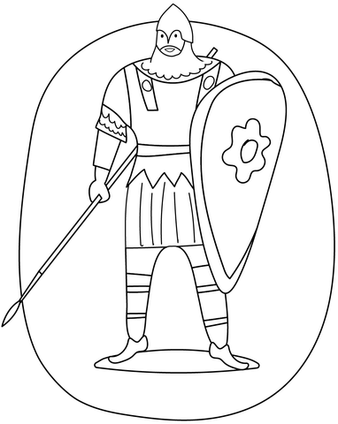 Knight Coloring Page